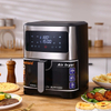 10.5L large capacity non stick power off protection, fully electric oven, air fryer with visible window
