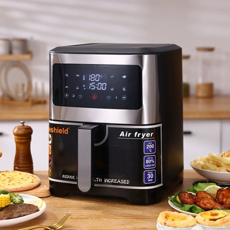 10.5L large capacity non stick power off protection, fully electric oven, air fryer with visible window