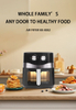 New large capacity oil fryer stainless steel large air fryer oven